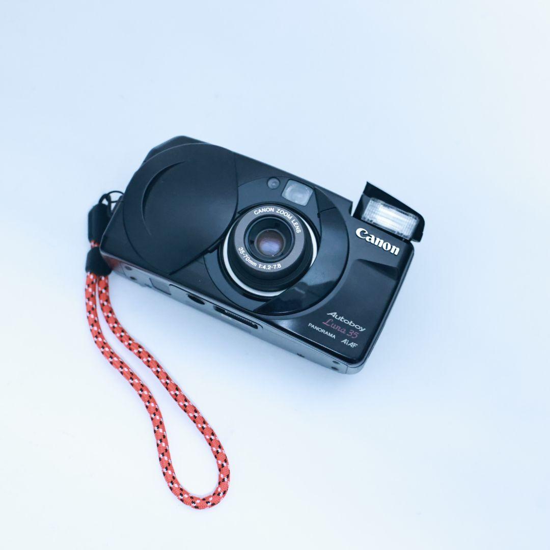 フィルムカメラ Canon Autoboy Luna 黒　Black 電池付き