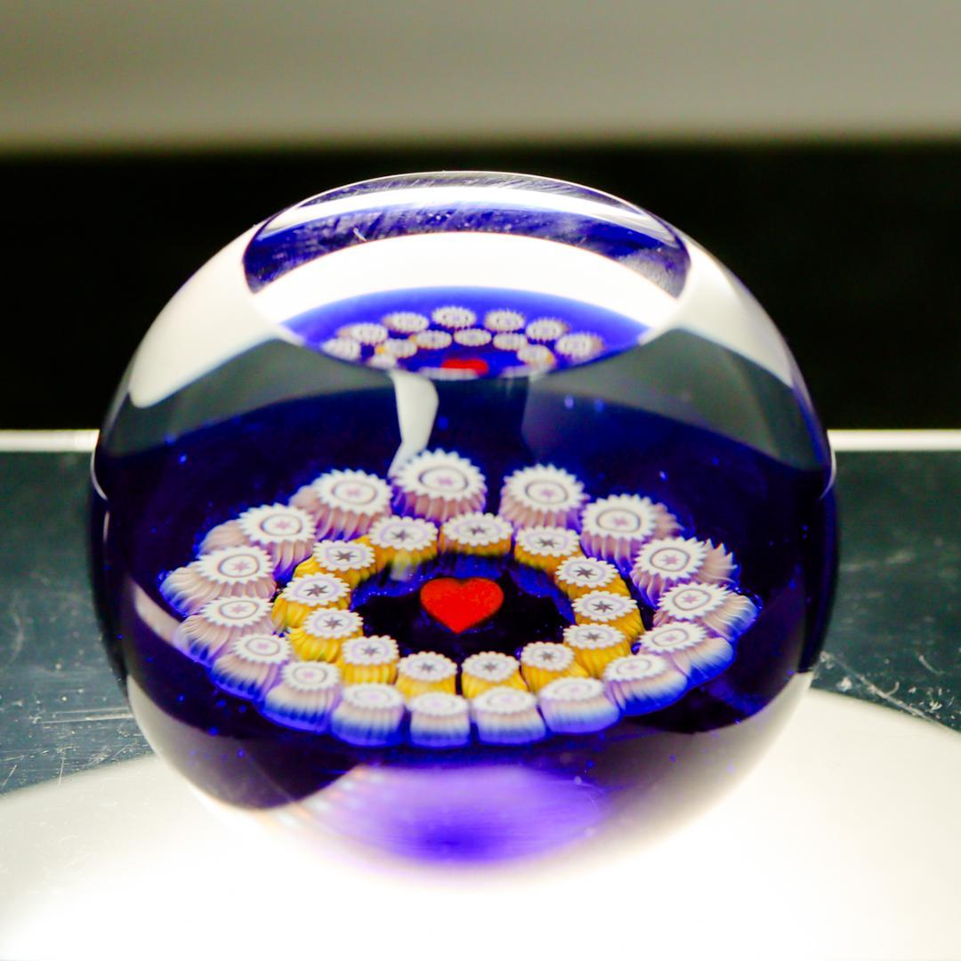 ケイスネス Caithness ミニチュアハート ペーパーウエイト 置物