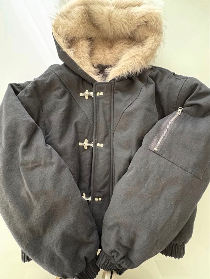 elev エレブ ファー付き ファイヤーマンジャケット