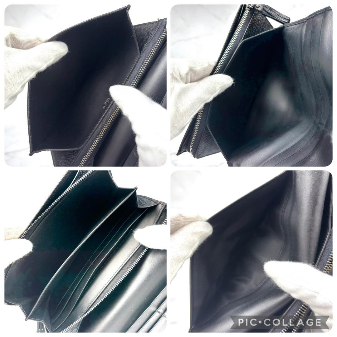 【極上美品】ロエベ⭐LOEWE【アナグラム】長財布⭐黒金具 2つ折り