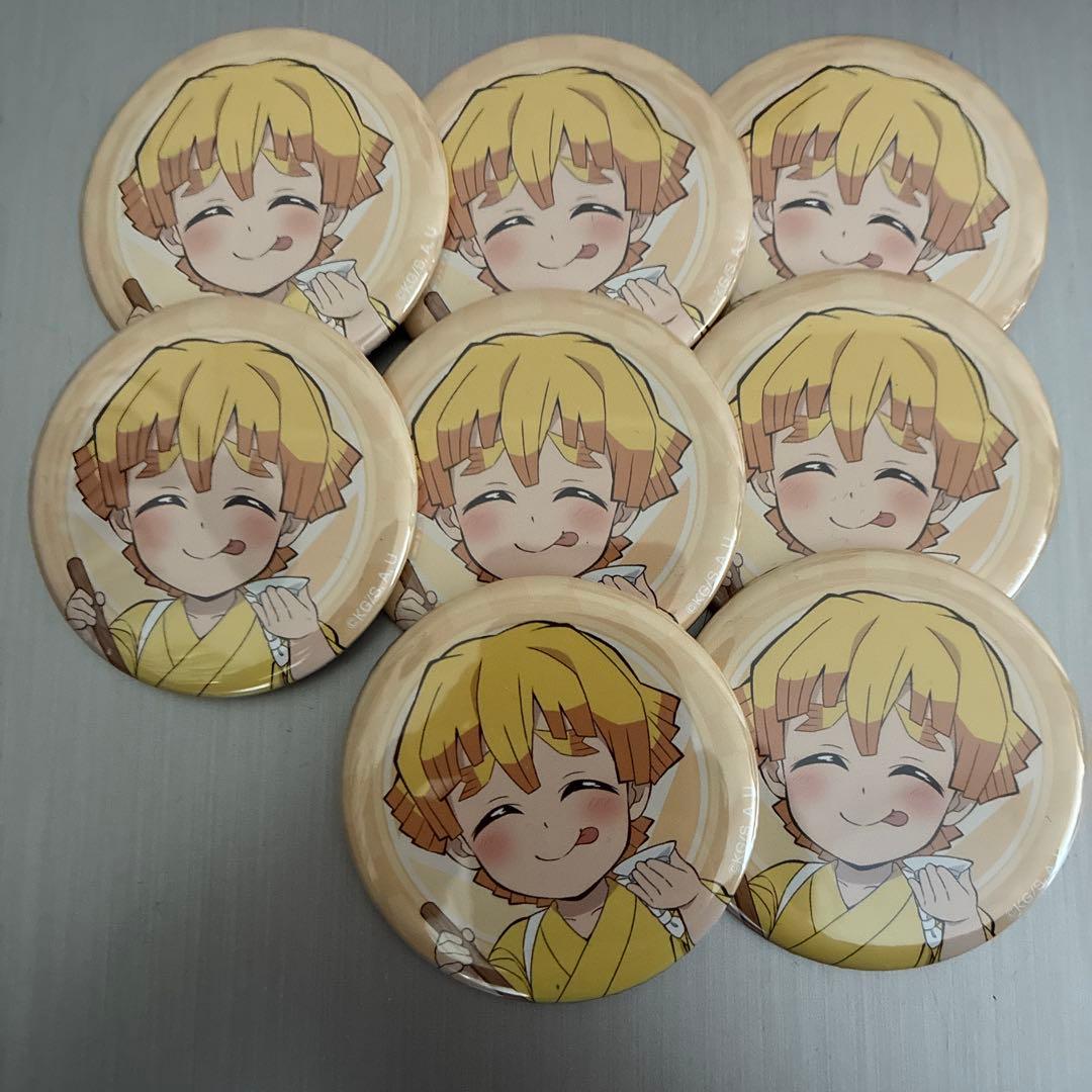 鬼滅の刃　きめつ食堂　我妻善逸　缶バッジ　缶バ