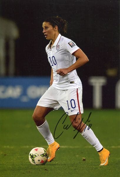 サッカー女子アメリカ代表　証明書付き　カーリーロイド　直筆サイン入りフォト