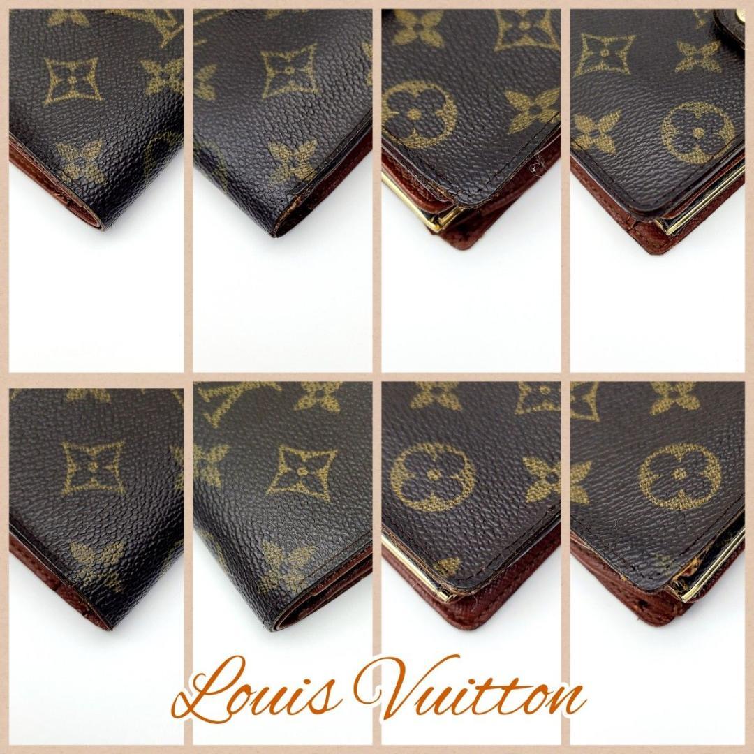 ルイヴィトン 折り財布 モノグラム ポルトモネビエ　ヴィエノワ がま口