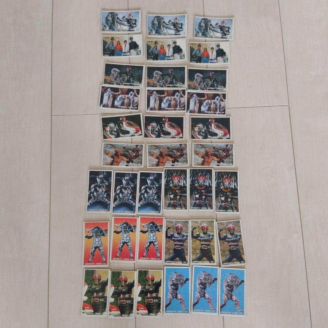 特撮ヒーローカードセット多数