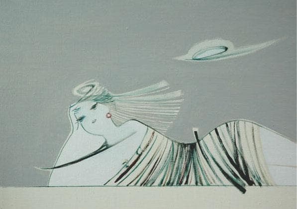 油絵 菅家令子 絵 絵画インテリア 額付(銀) F4-080515 人物 女性像