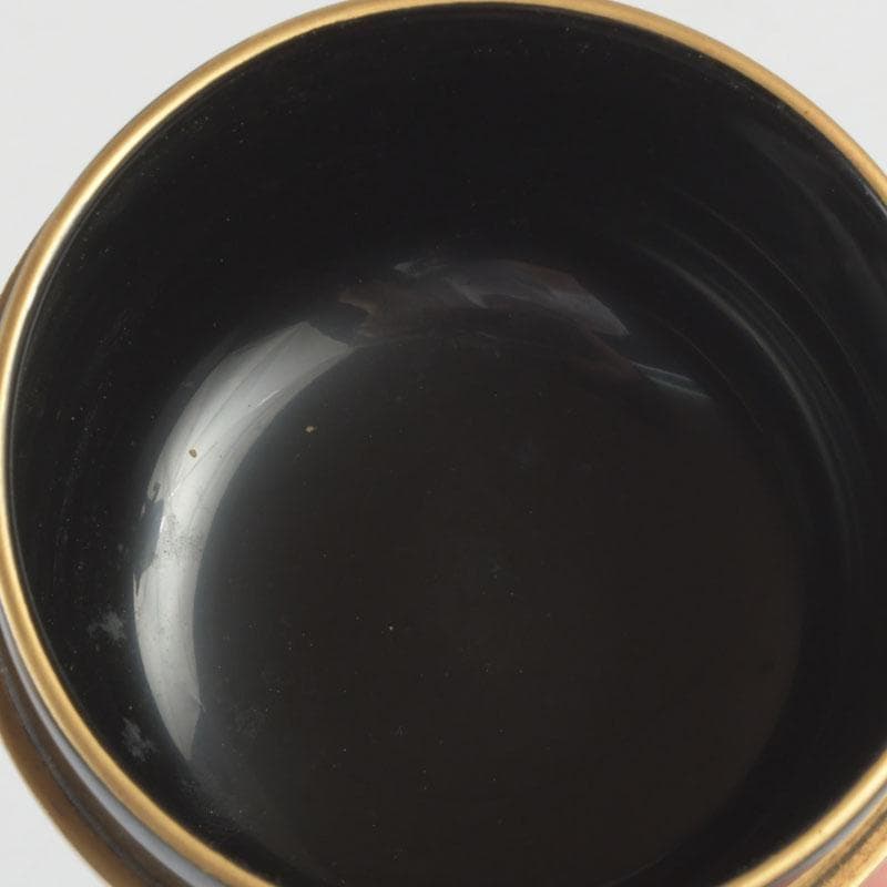 茶道具　山中塗　中村宗悦作　霞雲錦蒔絵　平棗　共箱　V　9305