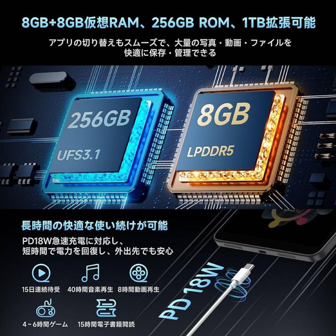 ALLDOCUBE iPlay70 mini Pro 8インチタブレット グレー