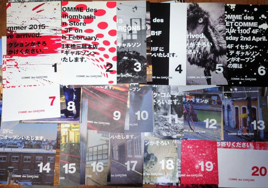 2015 COMME des GARÇONS DM（JR BY 川久保玲）21冊