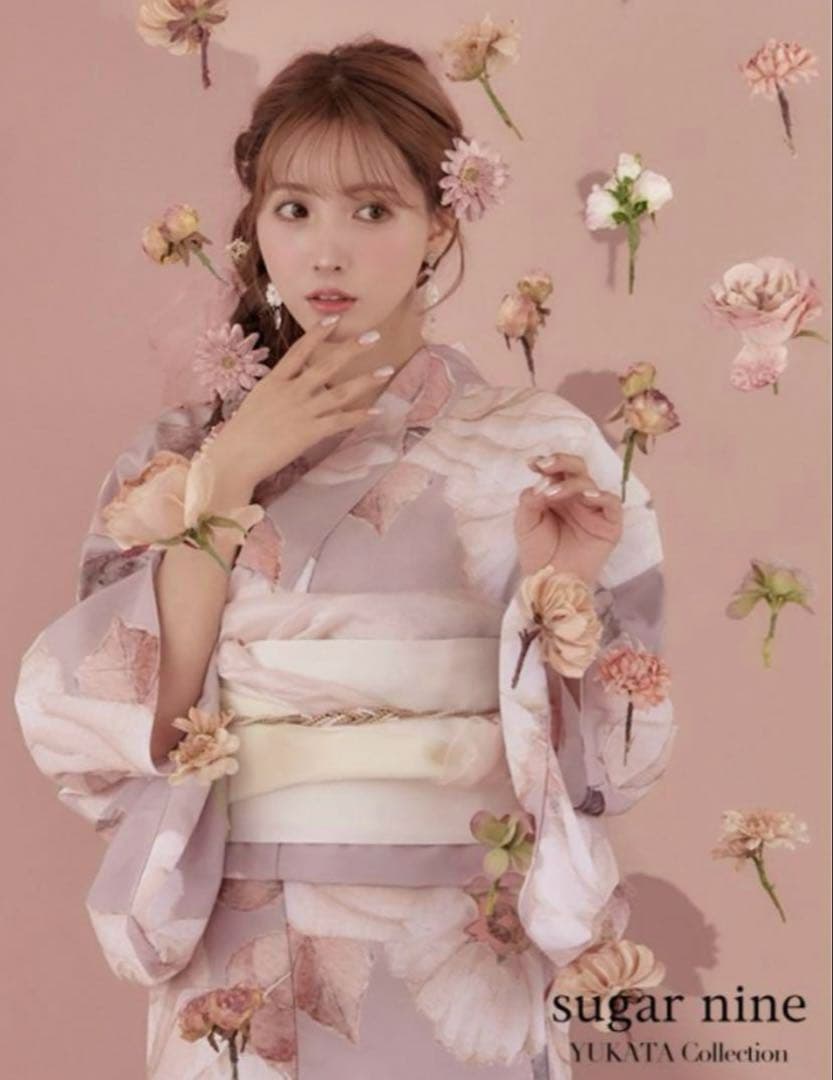 Sugar シュガー 浴衣 三上悠亜 大人スウィートフラワー 薔薇 バラ ローズ