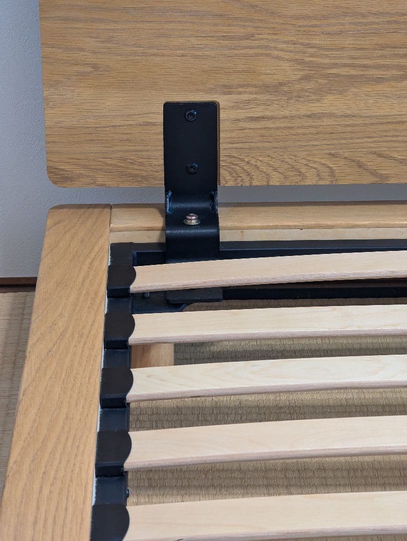 無印　ベッドフレーム　シングル　オーク