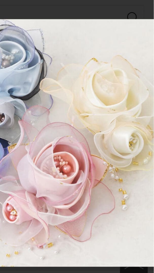 東京ソワール　PETITSOIR コサージュ ブローチ　オフホワイト　新品未使用