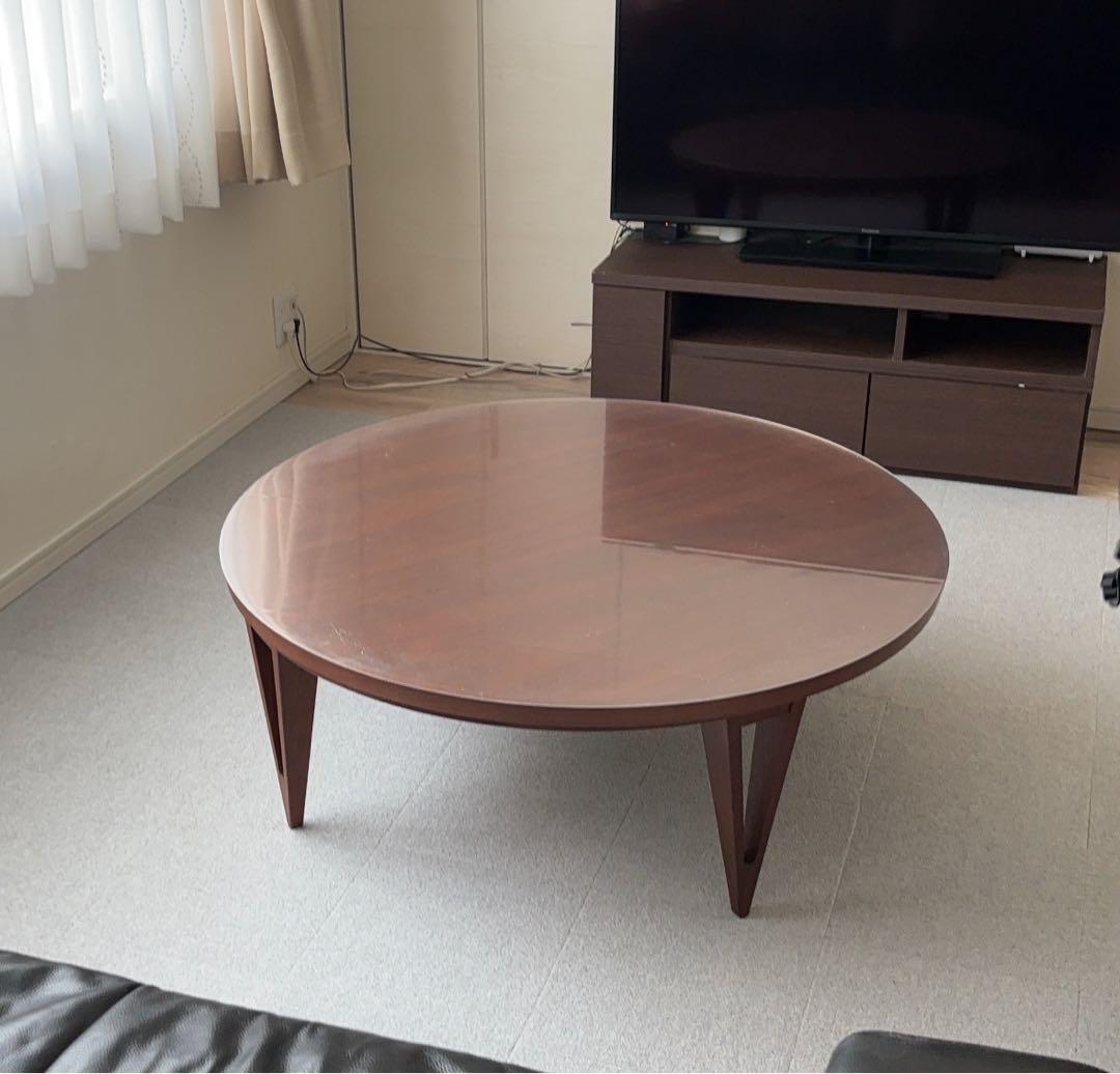 美品ACTUS アクタス こたつテーブル ウォールナット材　100㎝