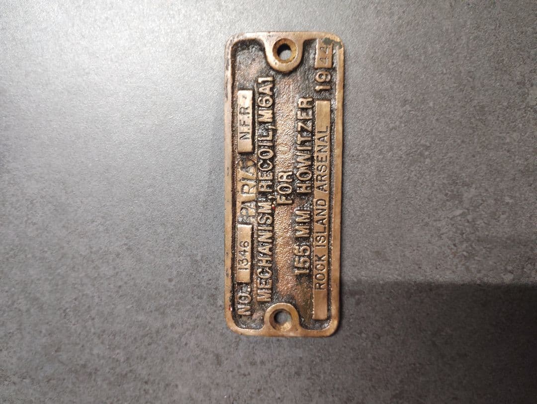 ロックアイランドアーセナル製造 メカニズムレコグナイザー 1944年製