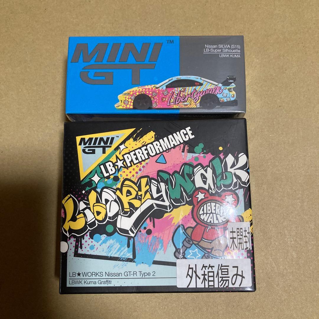 MINI GT LB★WORKS 244と MINI GT 743のセット！