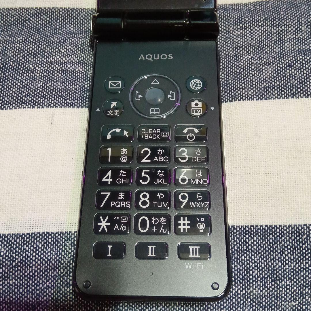 【SIMフリー】Ymobile AQUOSケータイ2 602SH ブラック