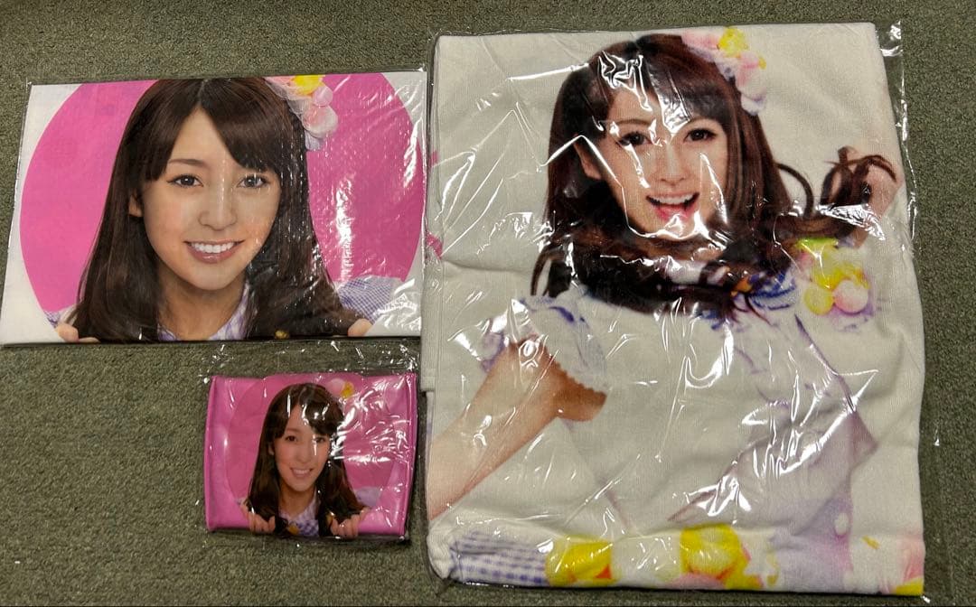 AKB48 グリコのアイスで愛実キャンペーン3セットまとめ　タオル　バスタオル等