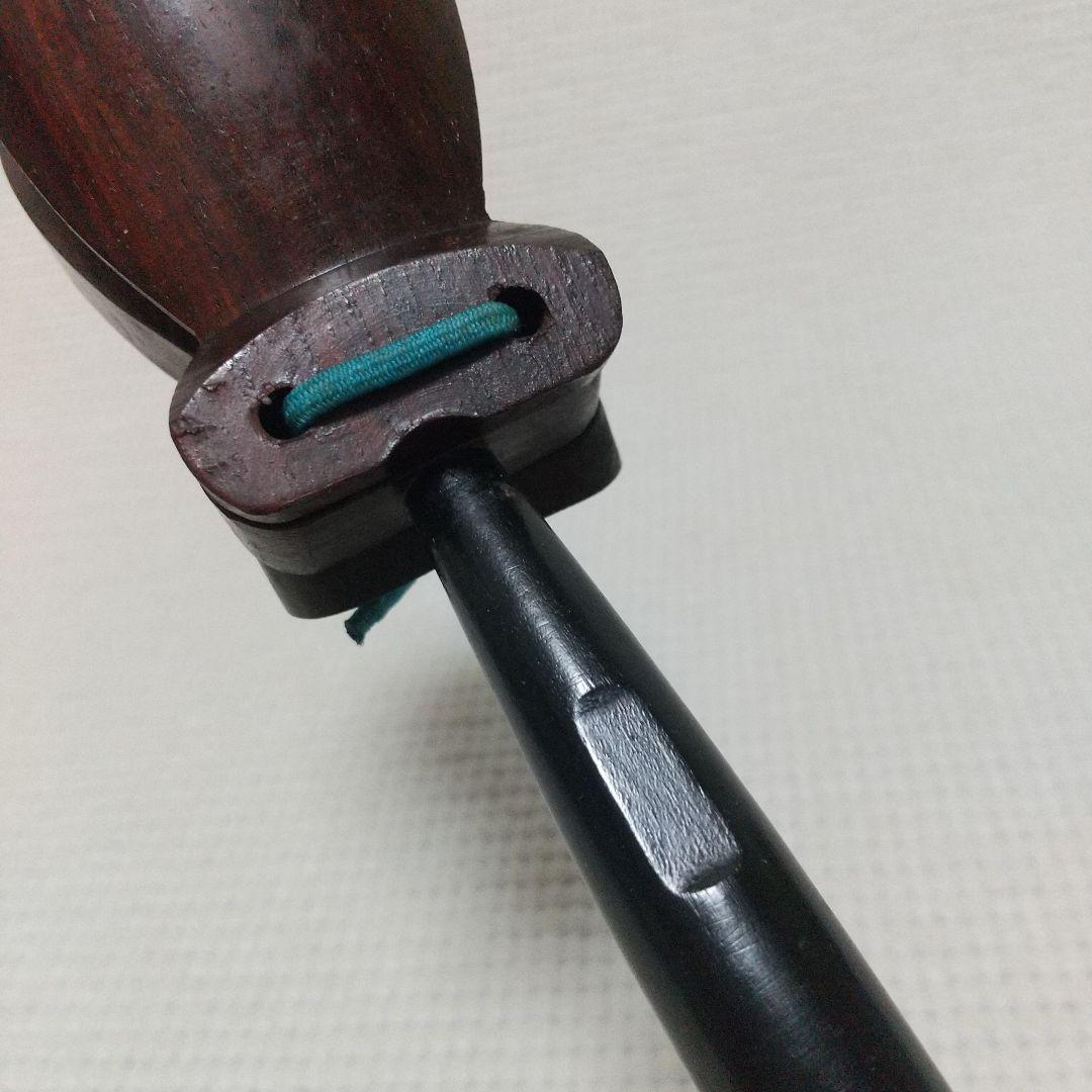 激レア♪NIKKAN製〈柄付きカスタネット〉キレの良い音♪木製 昭和レトロ