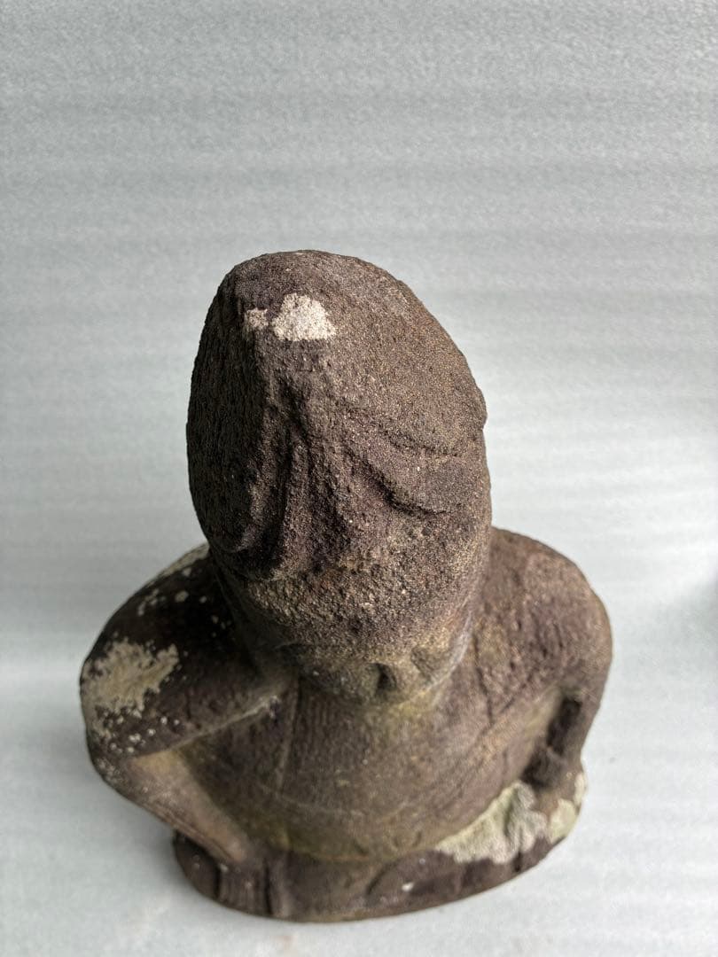 石仏　如意輪観音様　時代物　仏教美術　高さ約53㎝