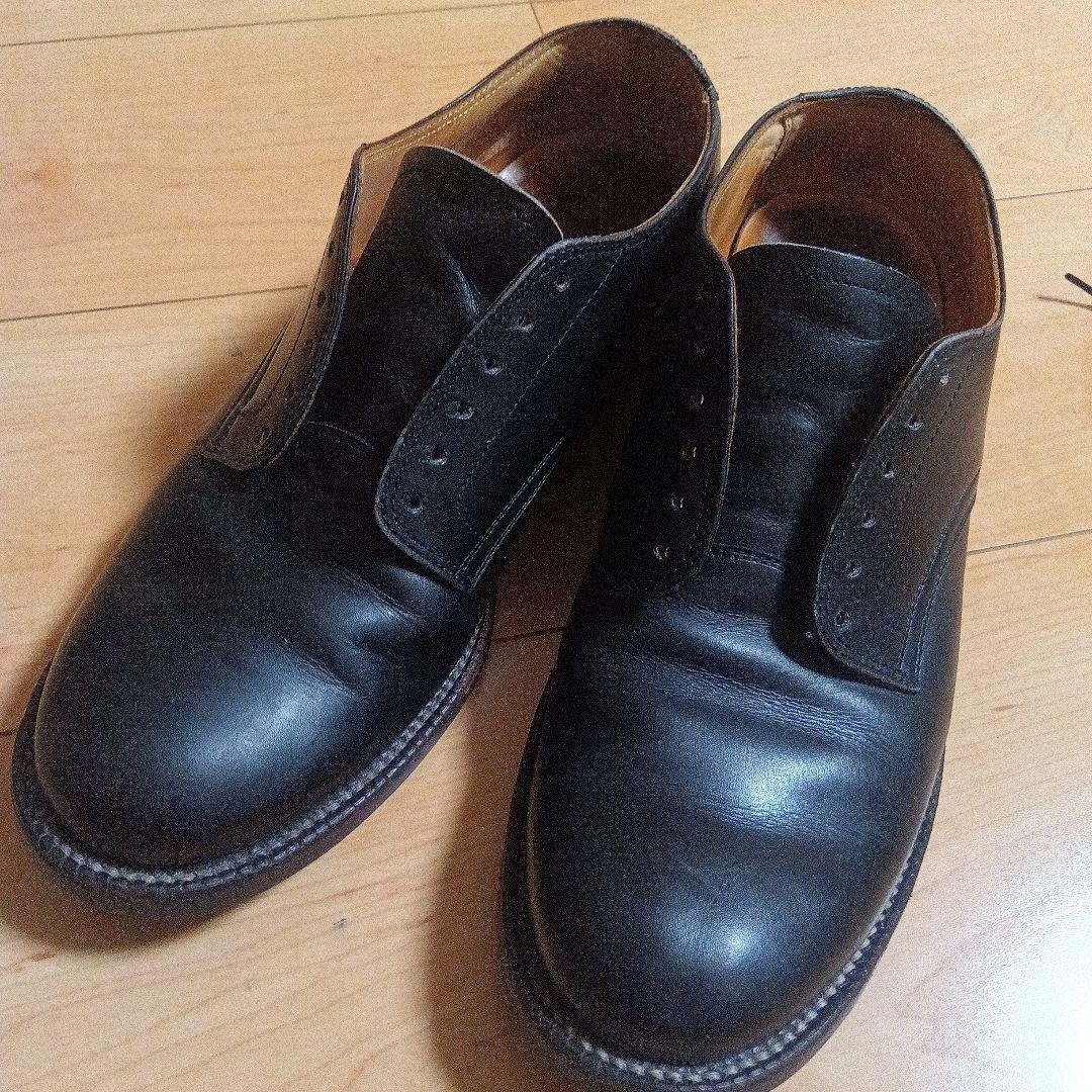 WJバズリクソンズ/ウィリアムギブソン ブラックサービスシューズ