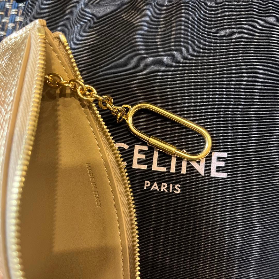 新品未使用 セリーヌ CELINE フック付き ＆ カードポーチ