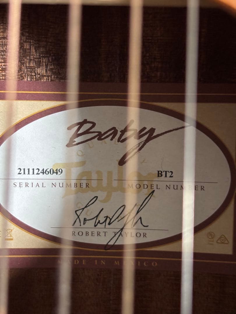 ギター Baby Taylor Mahogany BT2