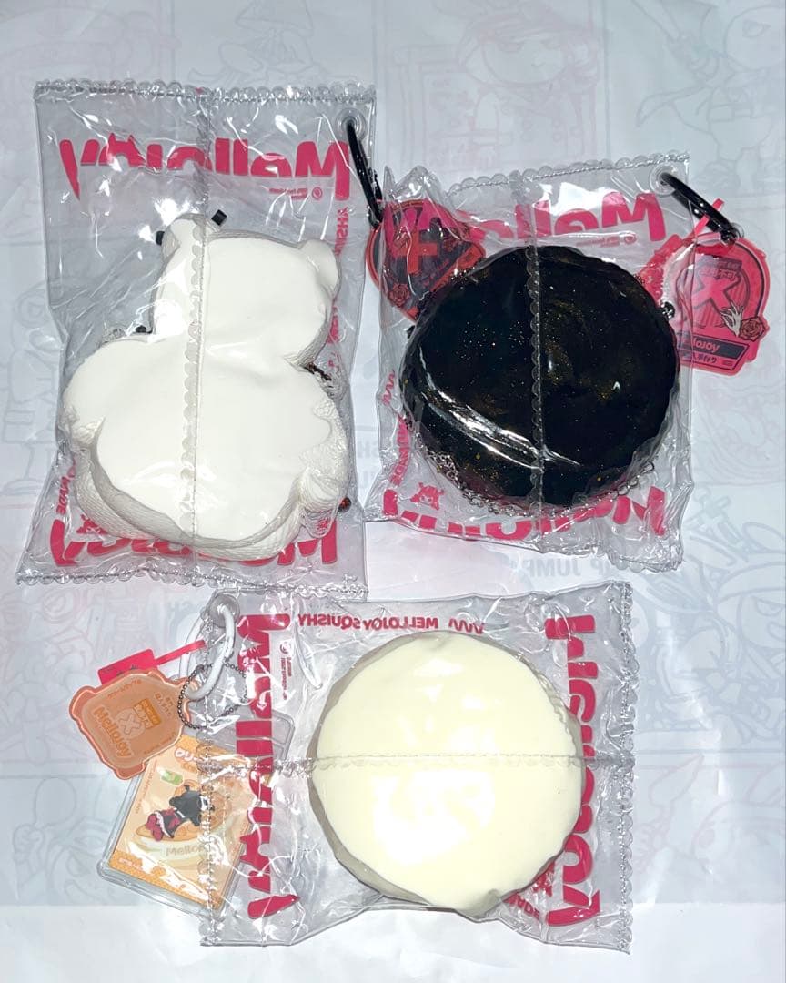 mellojoy メロジョイ ロゴ入袋 粉付 旧 クリーミー ワッフル 夜の古城