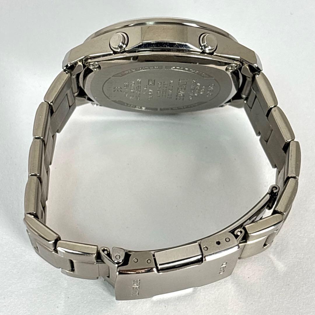 【稼働 付属品】美品 カシオ メンズ腕時計 クロノグラフ LENEAGE