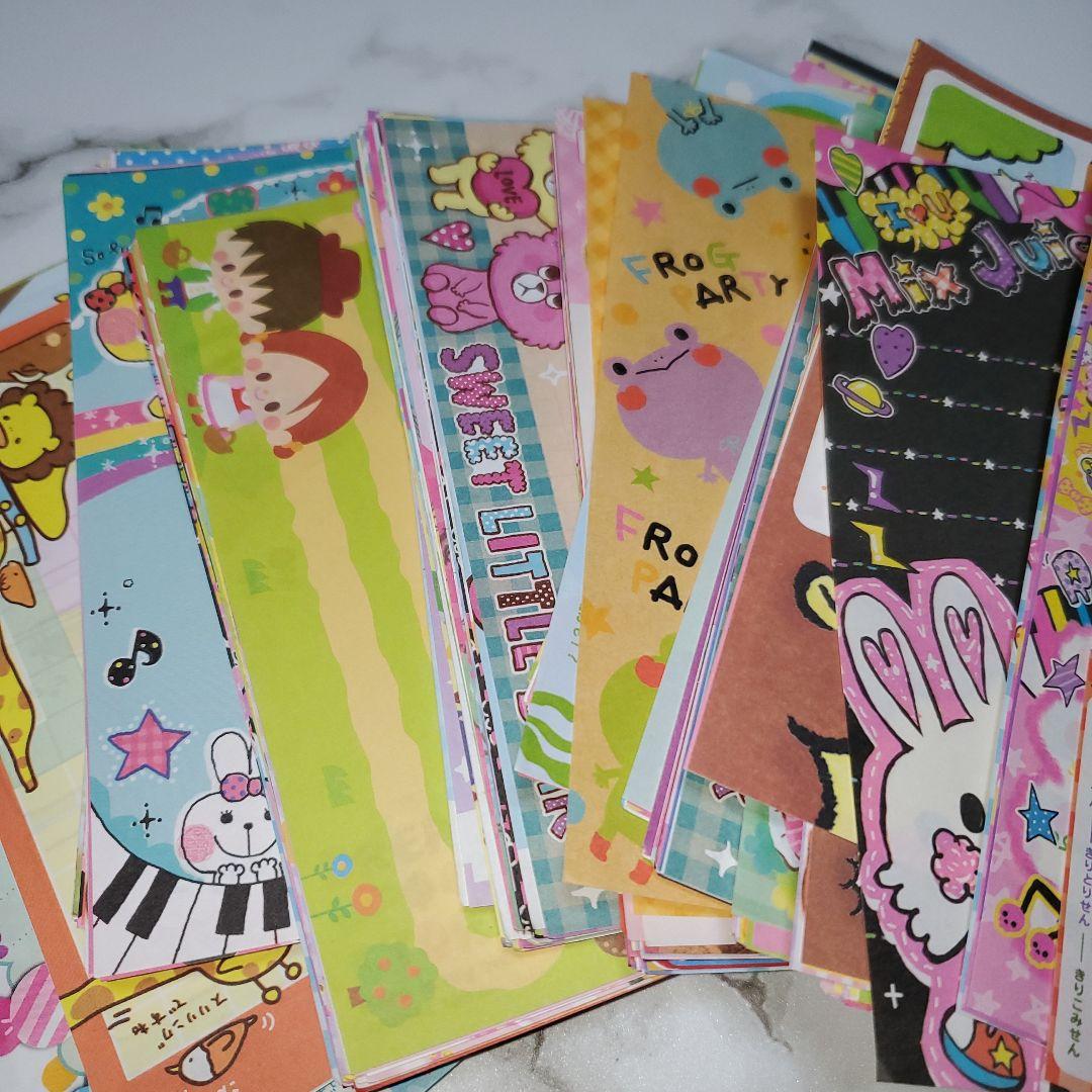 優花︎　激レア　平成レトロ　平成女児　バラ　メモ　大量　うさぎ　ねこ