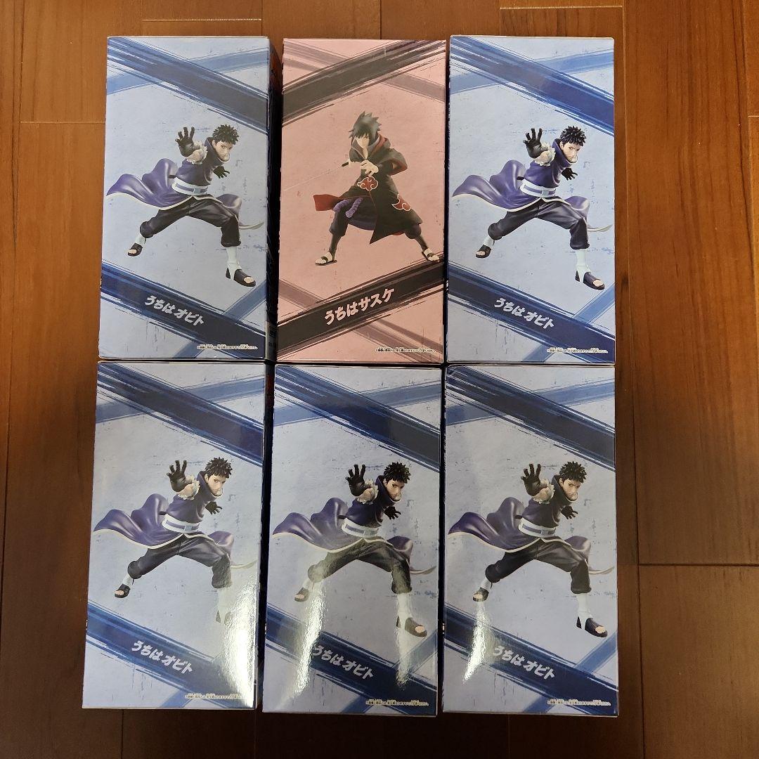 【専用出品】ナルトフィギュア　うちはオビト　うちはサスケ　6点セット