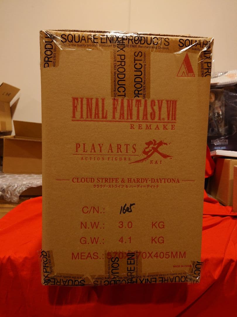 FF VII 限定版 フィギュア クラウド・ストライフ & ハーディ＝デイトナ