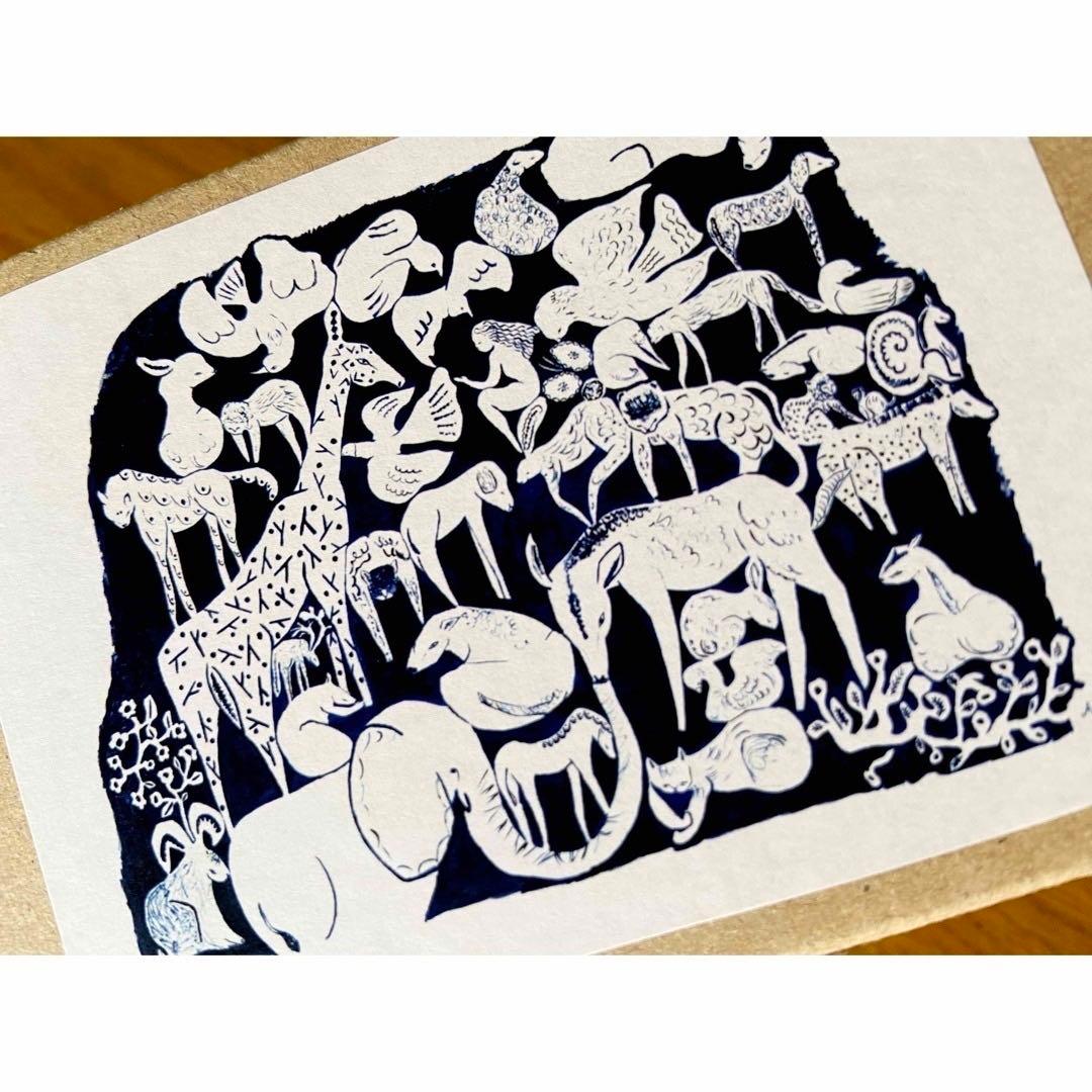 ミナペルホネン　LIFE PUZZLE ポスター　額付き　ACTUS 北欧