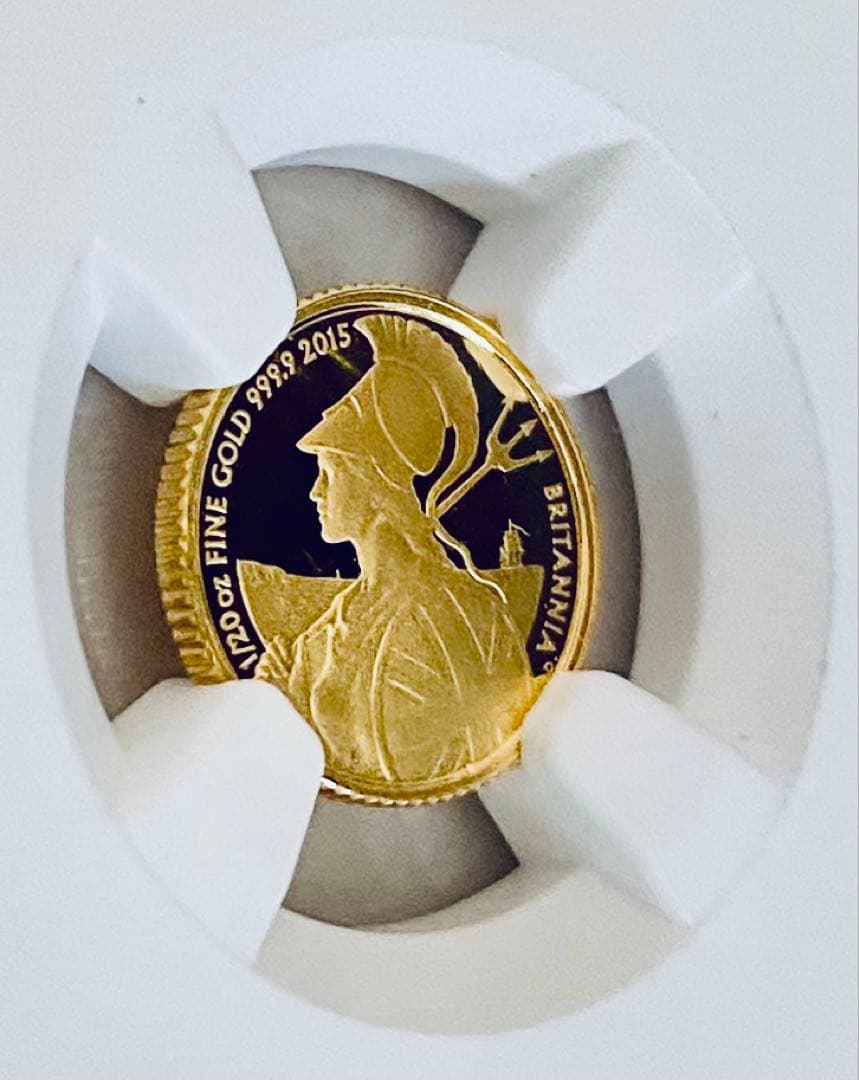 2015年イギリス ブリタニア 1ポンド NGC PF70ULTRA CAMEO