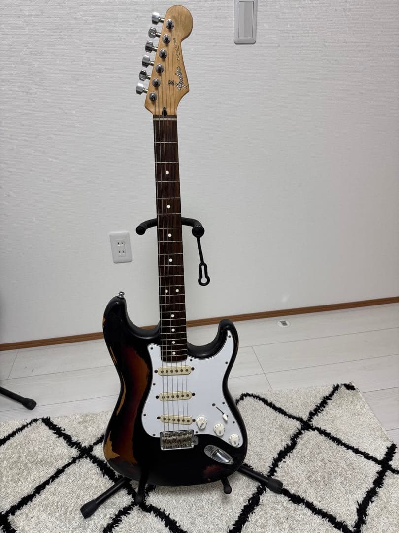 r*u様 エレキギター ブラック/ブラウン