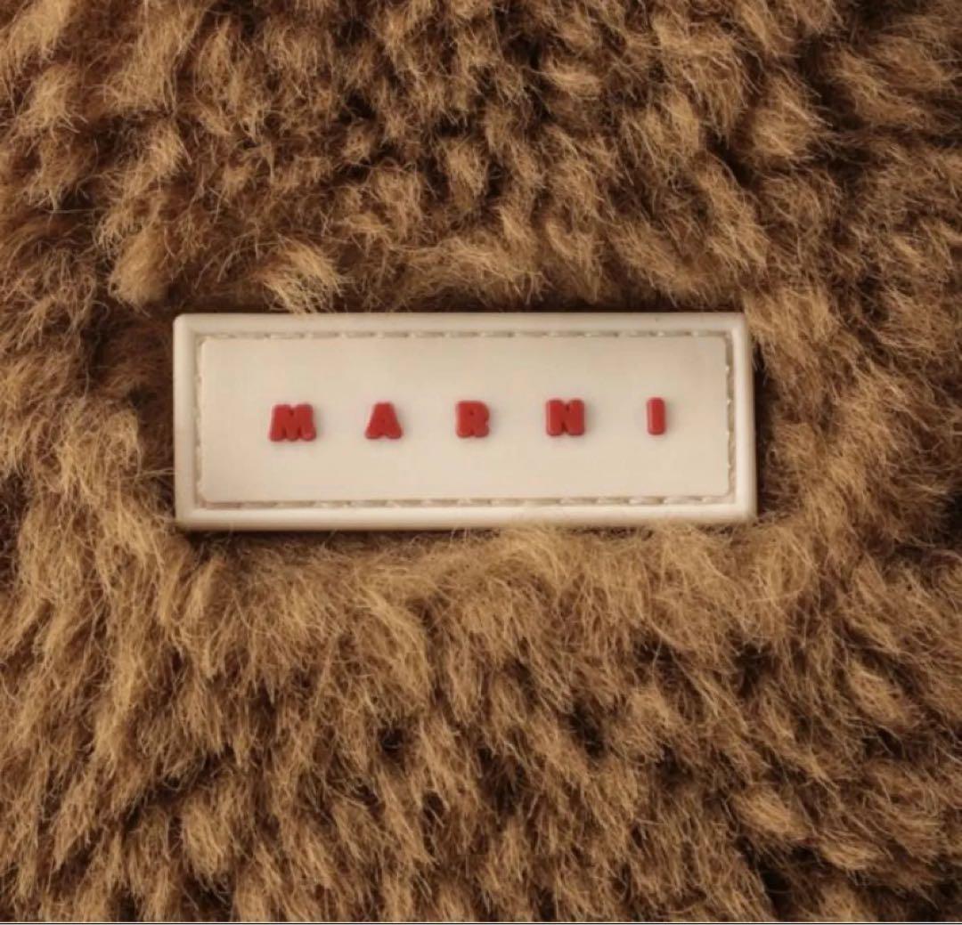 MARNI ファー レザー トートバッグ