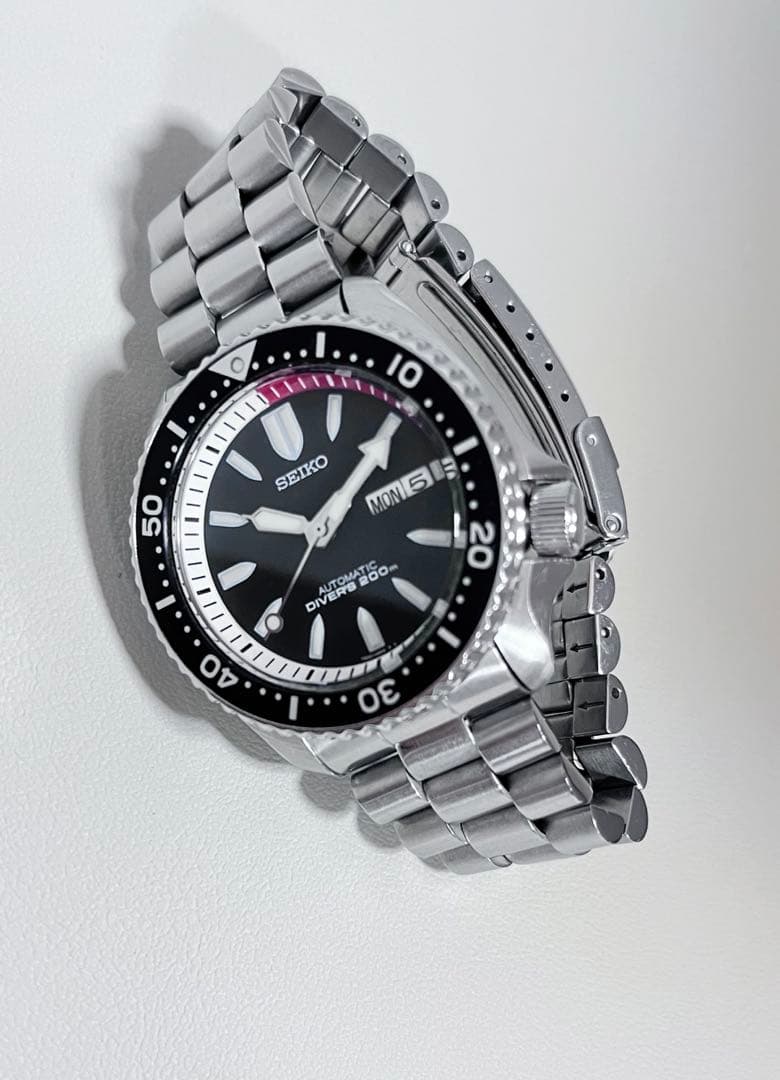 美品 セイコー SEIKO ダイバーブラックバレット 7S26-02K0 自動巻