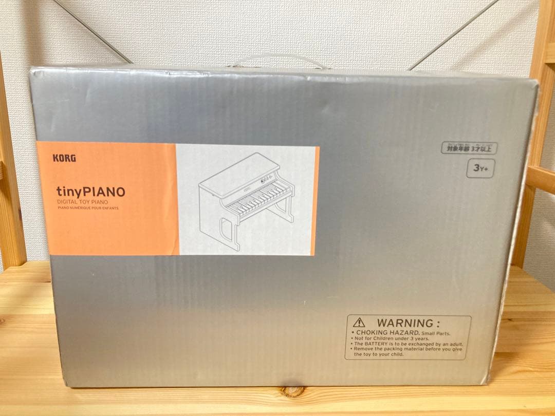 ☆未使用品！！ KORG tinyPIANO レッド ACアダプター付き コルグ