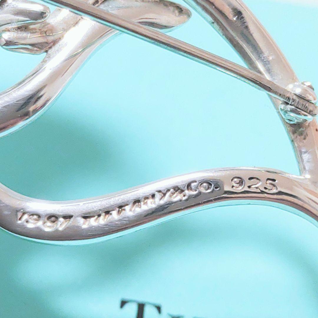 Tiffany ブローチ ダブルリーフ ブローチ オールドティファニー 希少