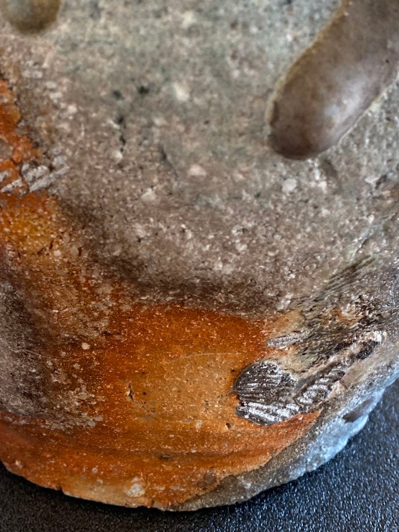 信楽焼　壺　古谷道生　　#2201