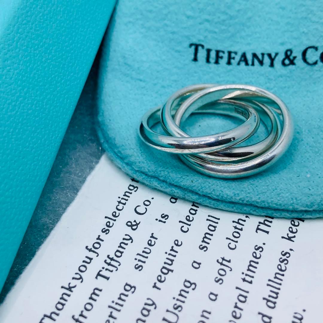 g*o様 最終値下げ！　ティファニー リング インターロッキング 3連　AG92