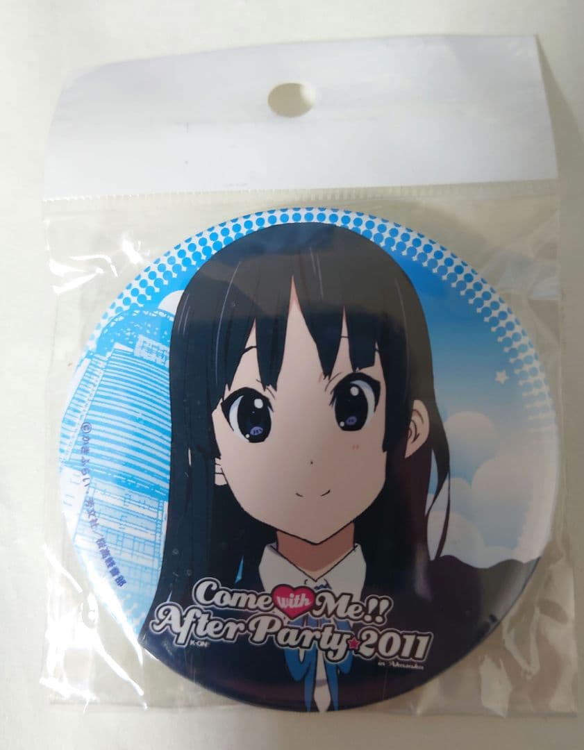 けいおん!! Come with Me!! 缶バッジ 秋山澪