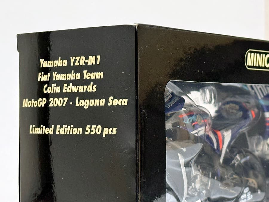 ミニチャンプス 1/12 ヤマハ YZR-M1 2007 LAGUNA SECA