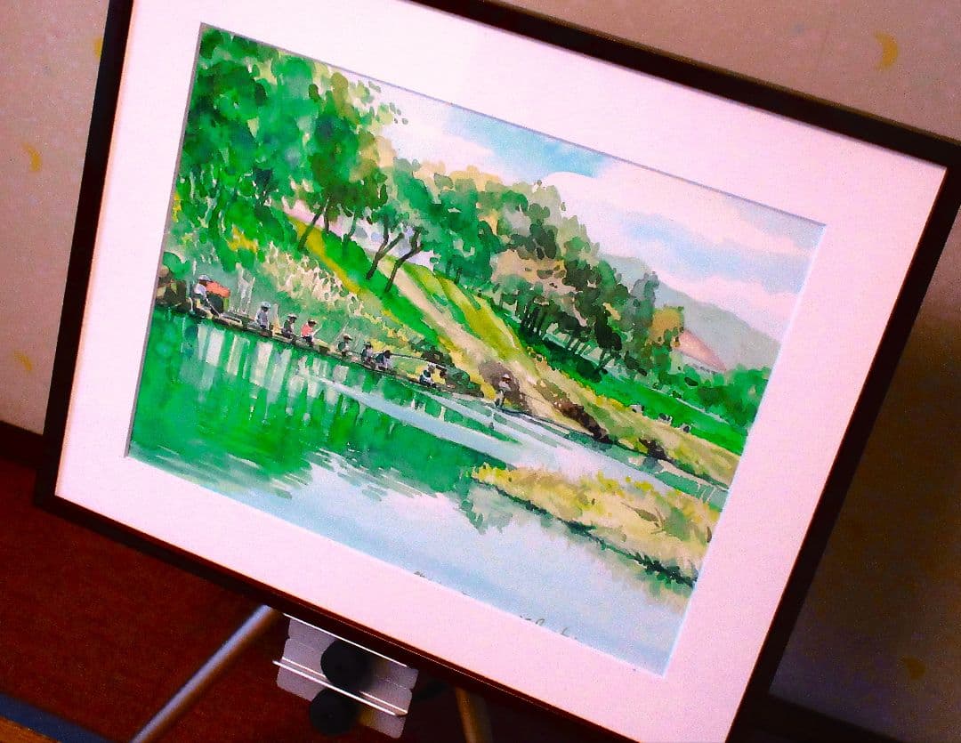 釣り人達(相模川)