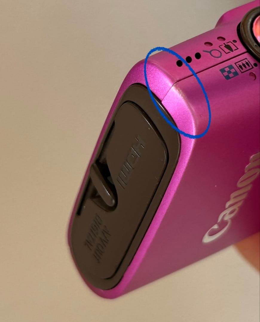 キャノン Canon IXY 610F （ピンク）　動作品