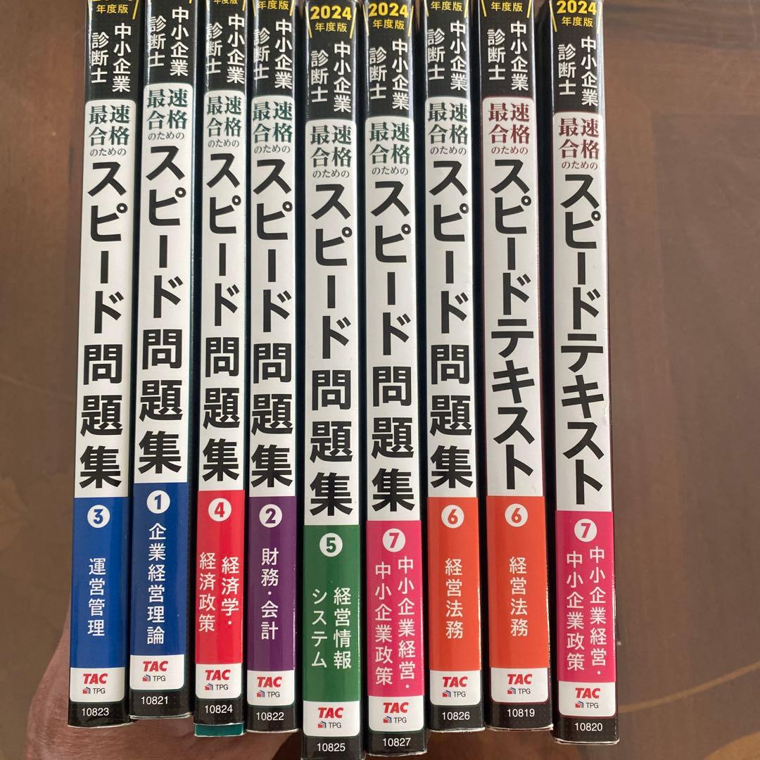 中小企業診断士 2024年度版 最速合格のためのスピード問題集 1企業経営理論