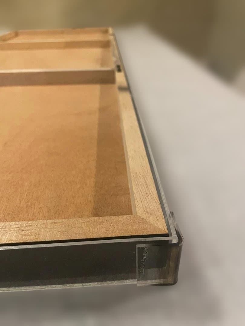 大型 アクリル フレーム 長方形 アート 絵画 ファブリック 染色 展示 特注品