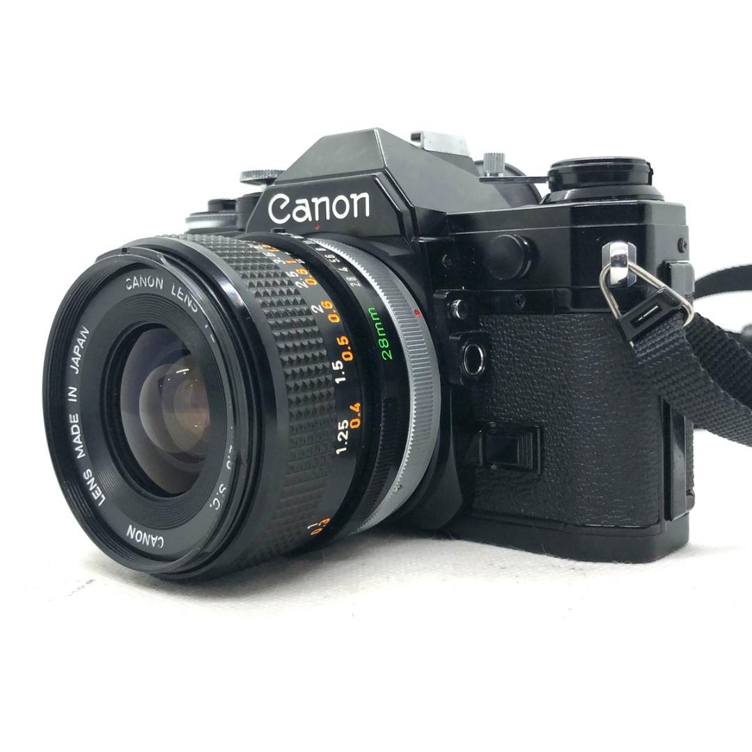 【C6507】Canon キヤノン AE-1+FD 28mm F2.8 S.C.