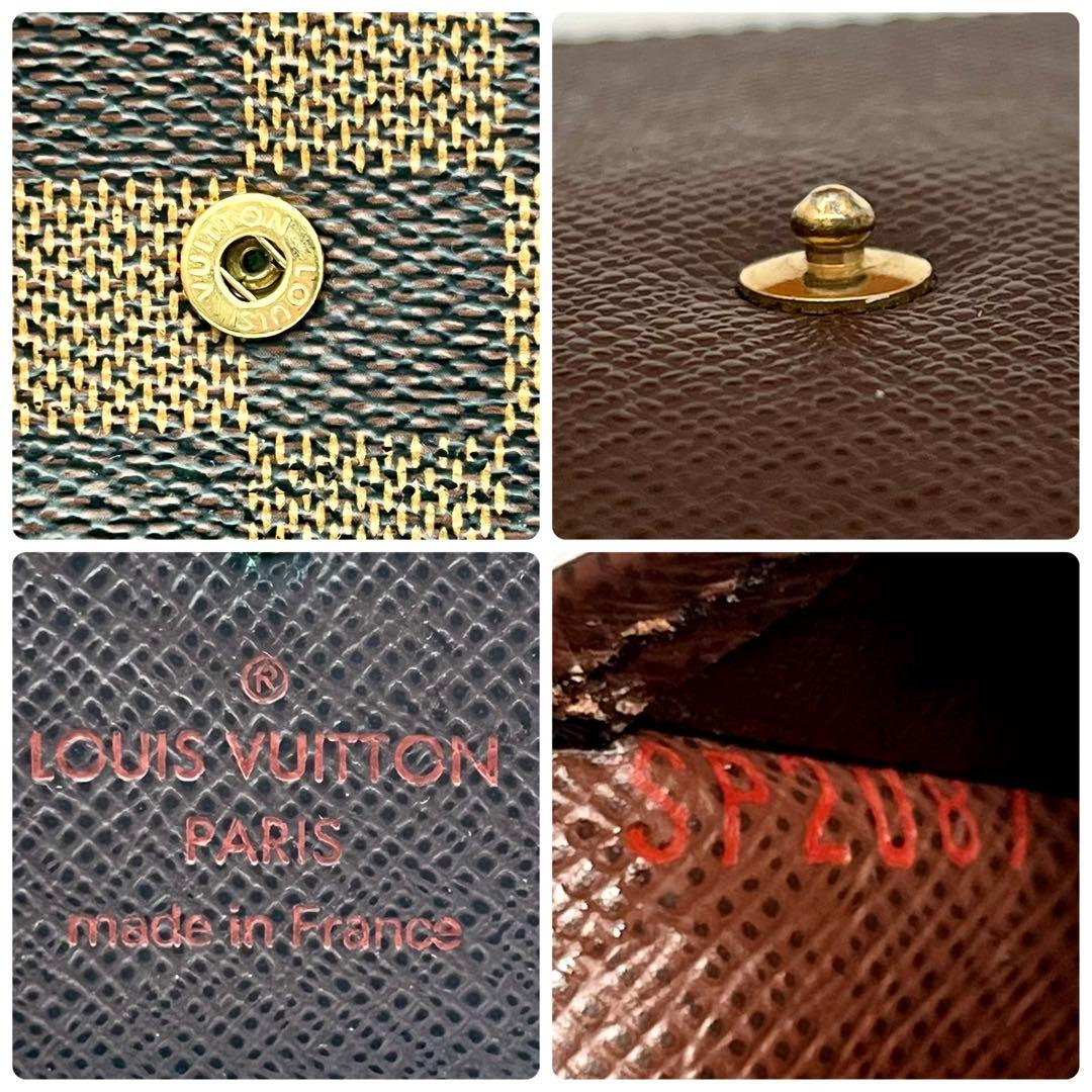 ❣️新型❣️ルイヴィトン ダミエ 3つ折り財布 ポルトフォイユエリーズ 正規品 本物