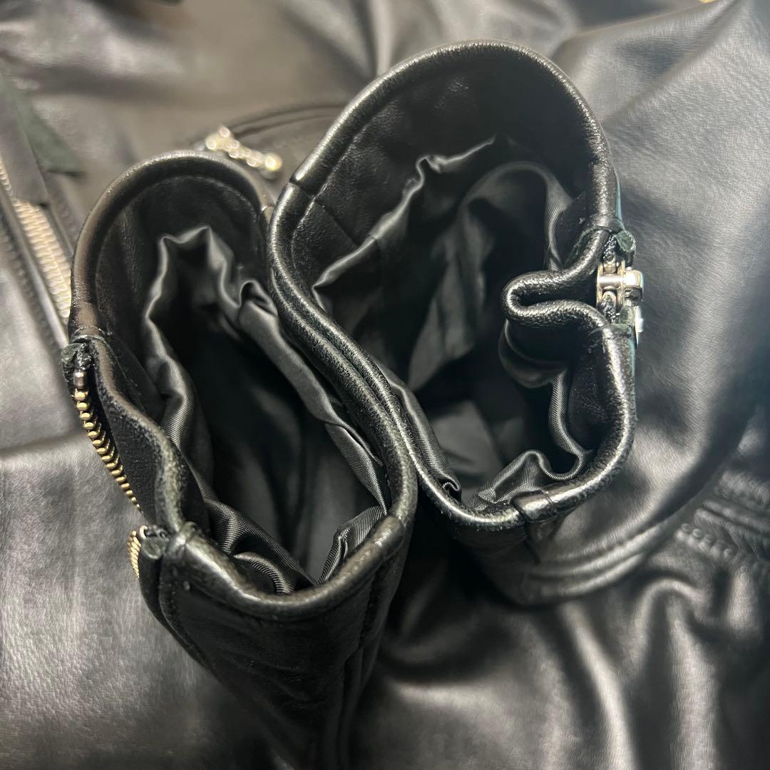 【美品】COVERNAT 本革 シープスキン レザージャケット L ライダース