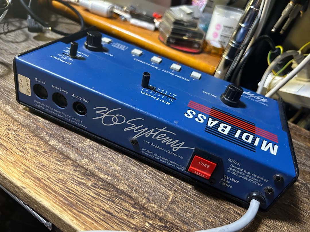 激レア！360 systems MIDI BASS ベース専用音源　12ビット