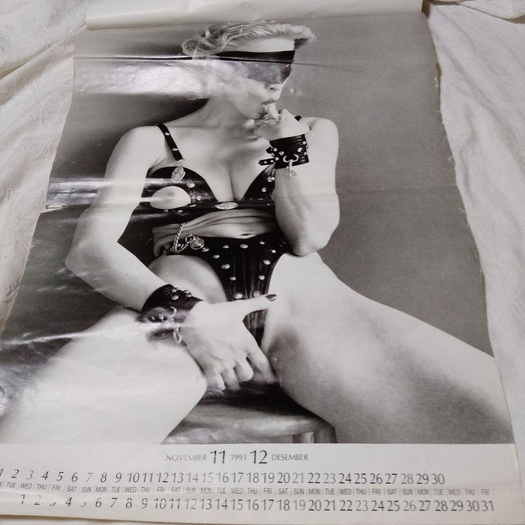 マドンナ 　MADONNA　　　　　　　　　　1993年カレンダー（Χ）超希少品